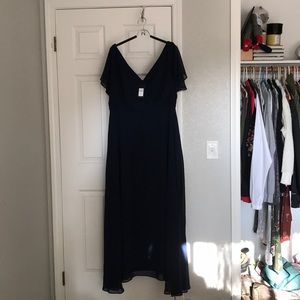City Chic Navy Blue Maxi Dress